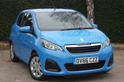 Peugeot 108 1.0 Active Hatchback Petrol French Blue Metallic at Norton Automotive Aylesbury