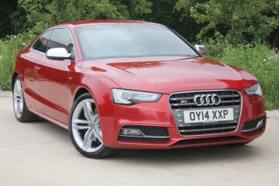 Audi A5 3.0 S5 Quattro S Tronic Coupe Petrol Volcano Red Metallic at Norton Automotive Aylesbury